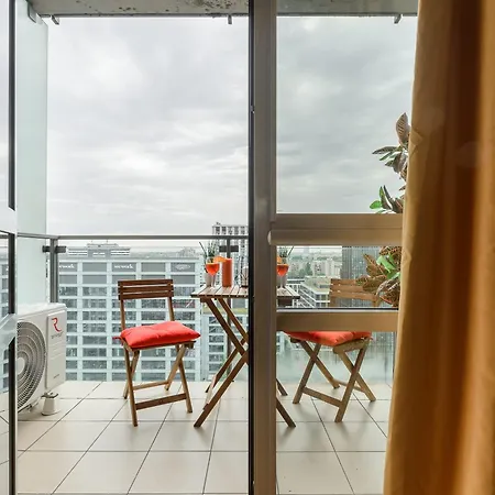 Apartmán Lumina Cozy Apartment Platinum Tower Varšava